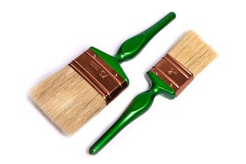 20 Synthetic Fiber Natural Wood paint Brush (1)