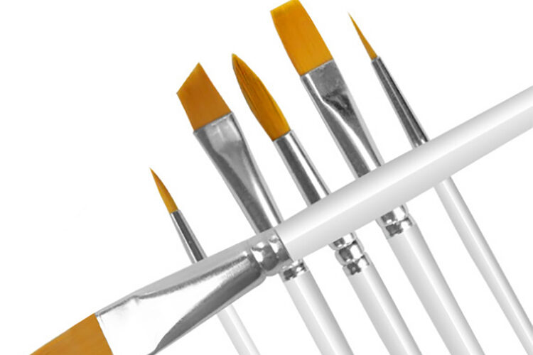 29 Wood Handle Nylon Hair Artist Brushes (1)