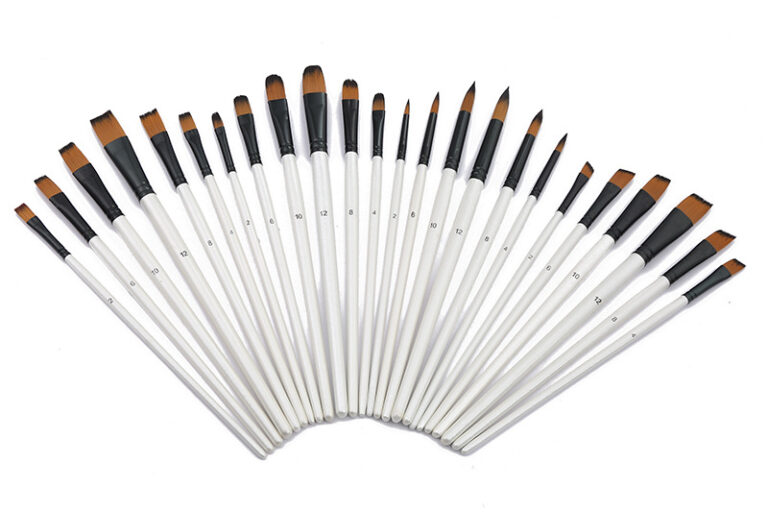 6 Nylon Artist Paint Brush (1)