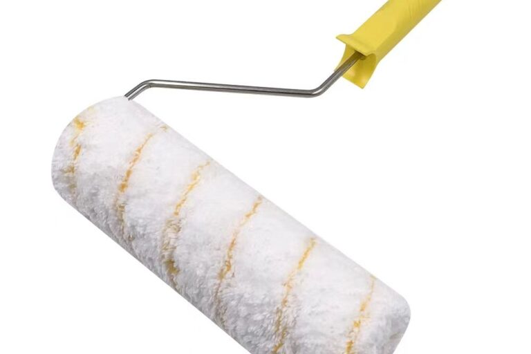 9-Inch Medium Wool & Polyester Roller Brush for Painting (5) 9-Inch Wool Polyester Roller Brush