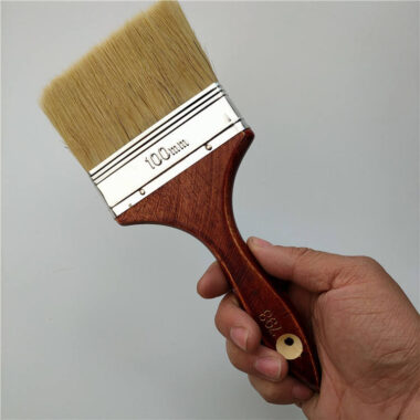 High-Grade Paint Brushes with Red Wooden Handles