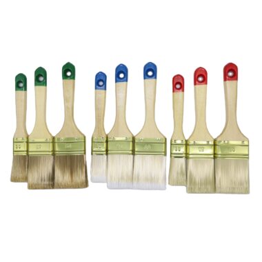 2-Inch Wooden Paint Brush Set