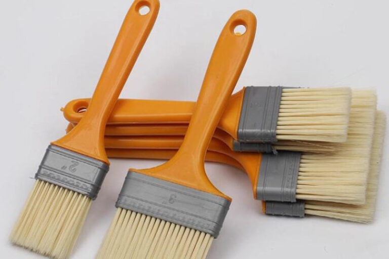 DIY Industrial Grade Paint Brush Set with Natural Bristles (6) Natural Bristle Paint Brush Set