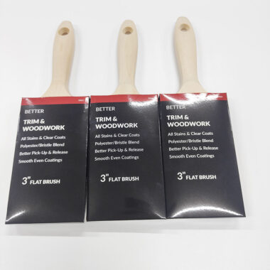 Custom 3 Inch Wooden Paint Brush