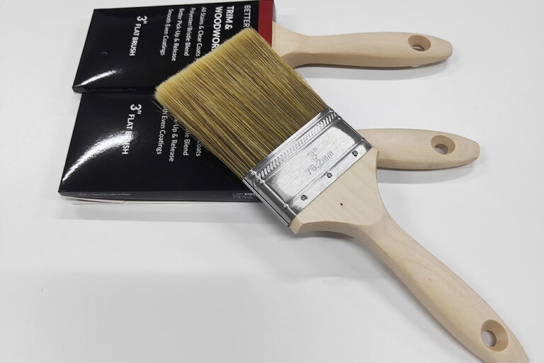 High Quality 3 Inch Wooden Paint Brush for Interior & Exterior (3) Custom 3 Inch Wooden Paint Brush