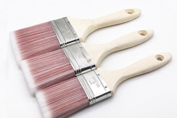 High-Quality Wall Paint Brush Set with Natural Bristles (1) DIY Industrial Wall Paint Brush Set