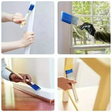 DIY Industrial Wall Paint Brush Set