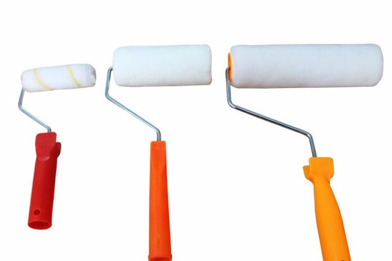 Professional Mini Paint Brush & Epoxy Roller Set with Frame (5) Mini Paint Brush Epoxy Roller