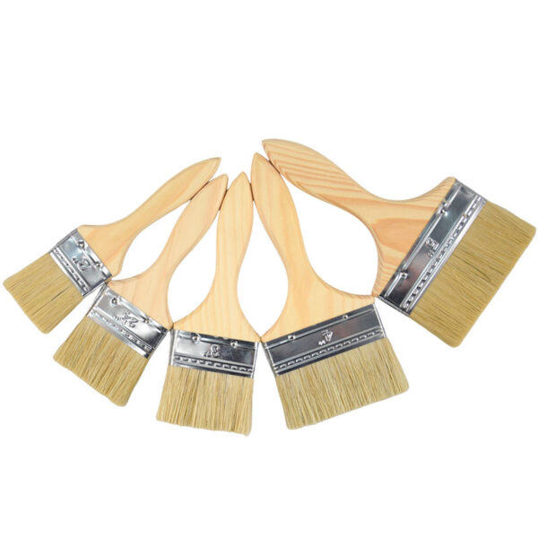 Paint Brushes with Wooden Handles