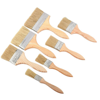Paint Brushes with Wooden Handles