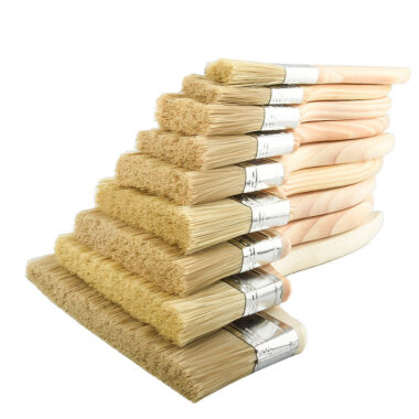 Paint Brushes with Wooden Handles