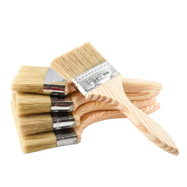 Paint Brushes with Wooden Handles