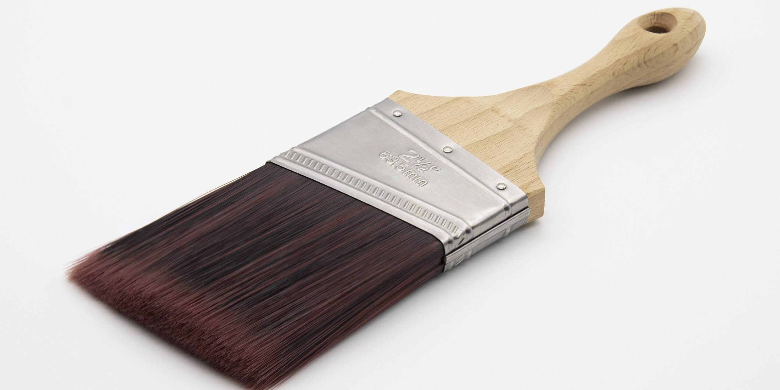 Wholesale Soft Bristle Wall Paint Brushes with Wooden Handles (6) Bristle Wall Paint Brushes with Wooden Handles